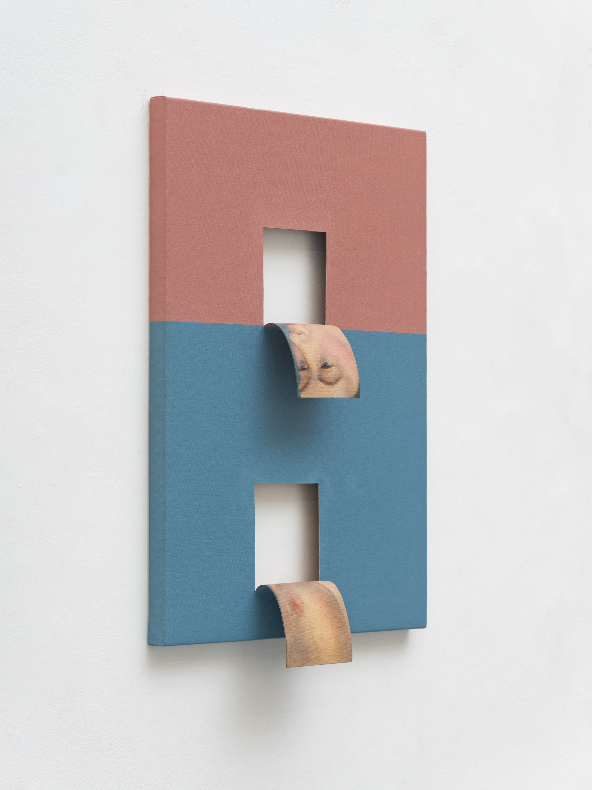 Doubleface (Pale Rose Blush/Royal Blue) (2)